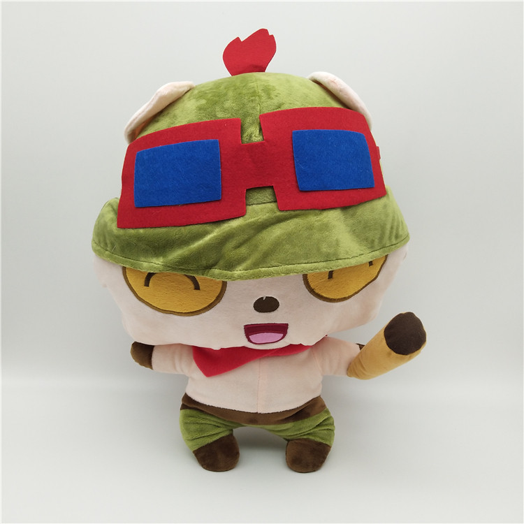 促销 英雄联盟q版提莫毛绒公仔 lol网络游戏 儿童学生玩具礼物