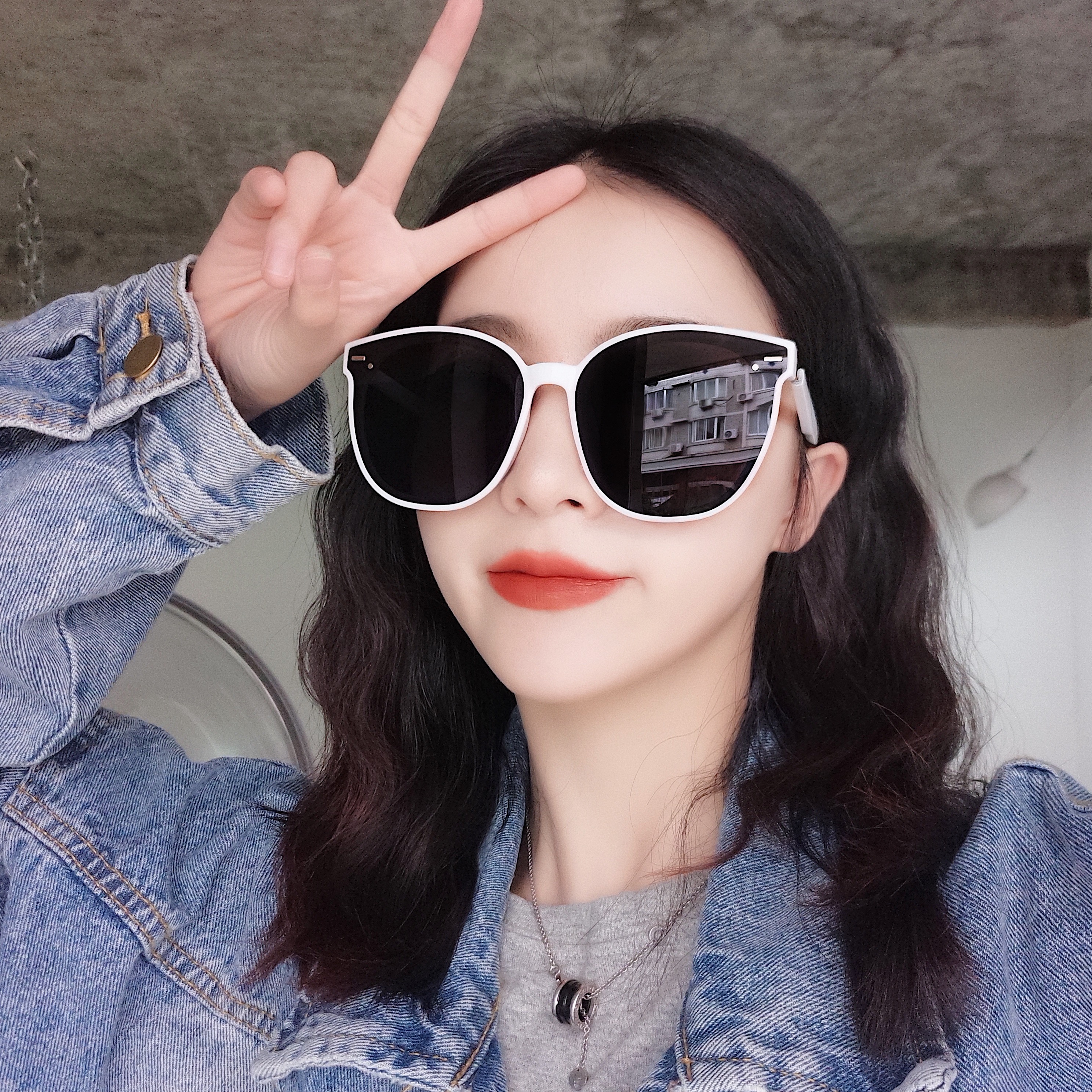 特价眼镜框韩版太阳_太阳镜女大框明星同款网红韩版ins眼镜圆脸潮偏光
