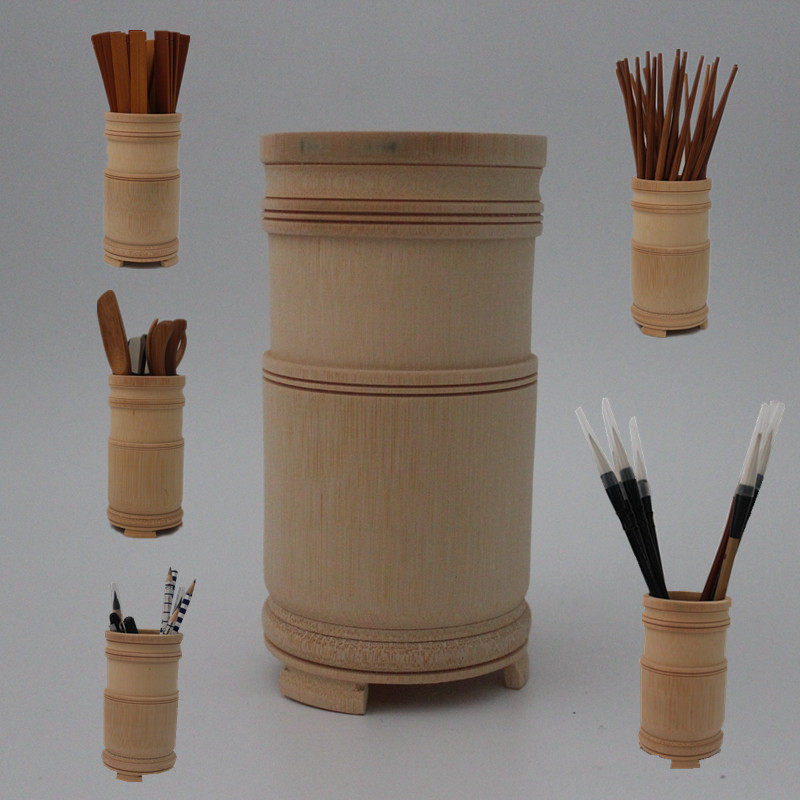 热销竹笔筒 天然