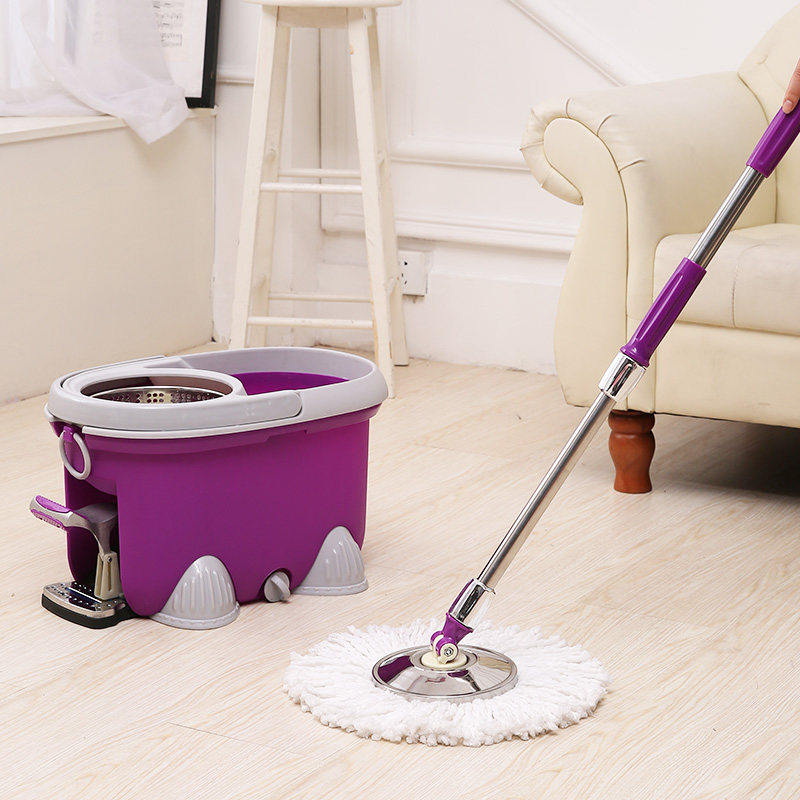 高成旋转拖把拖地手压脚踩两用免手洗甩干家用墩布拖布省力好神拖