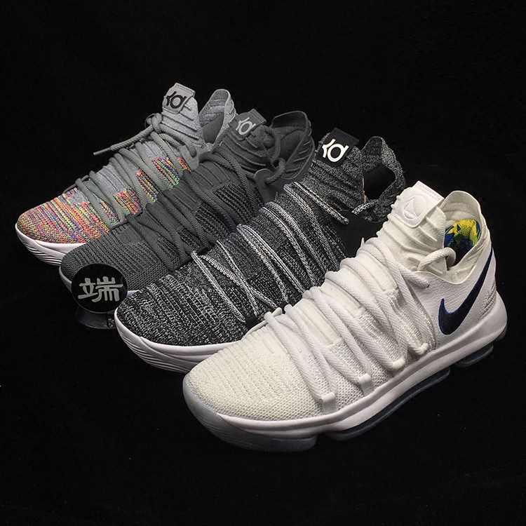 耐克篮球鞋 气垫_nike zoom kd10 杜兰特10 白银气垫篮球鞋 897816