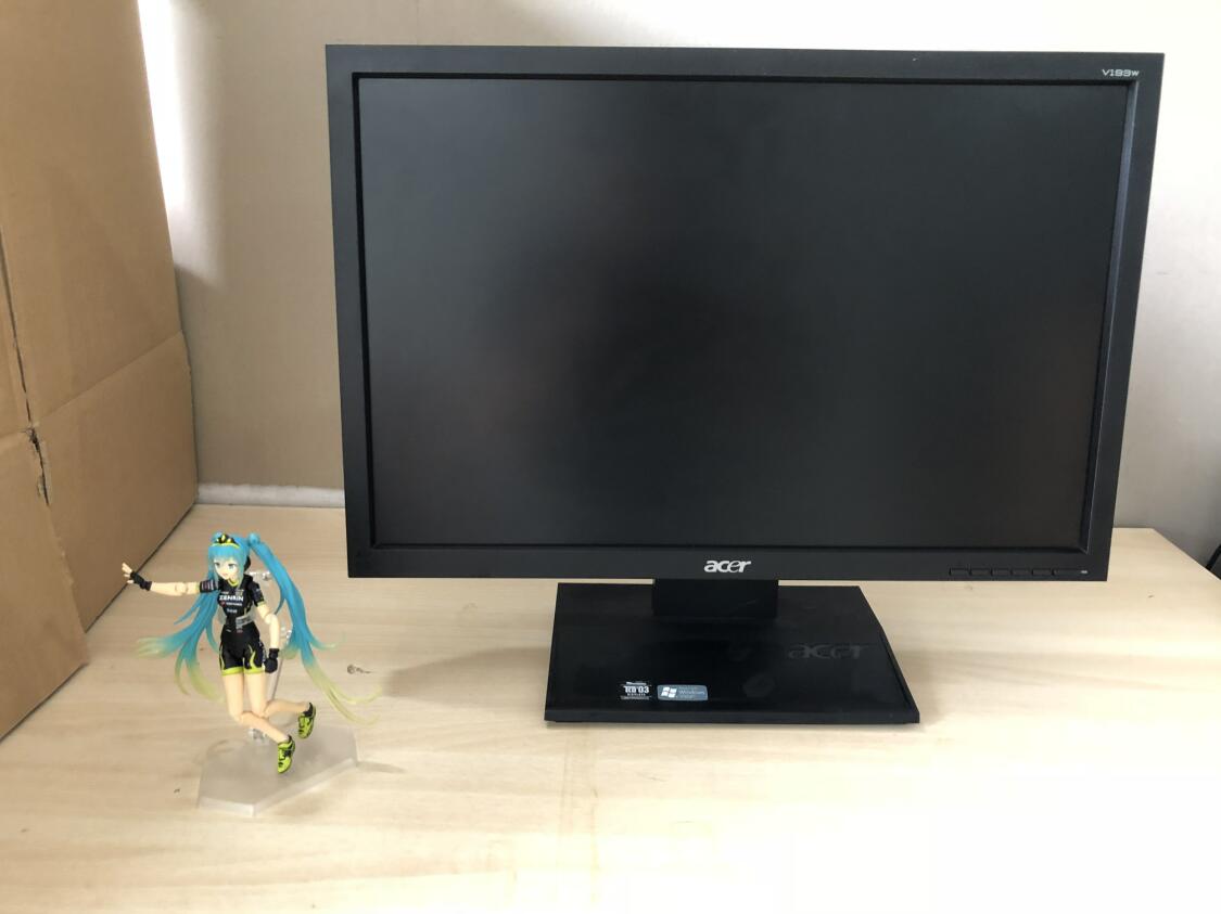 电脑显示器19寸液晶屏_二手 acer/宏碁 v193w 19寸电脑 液晶显示器 19