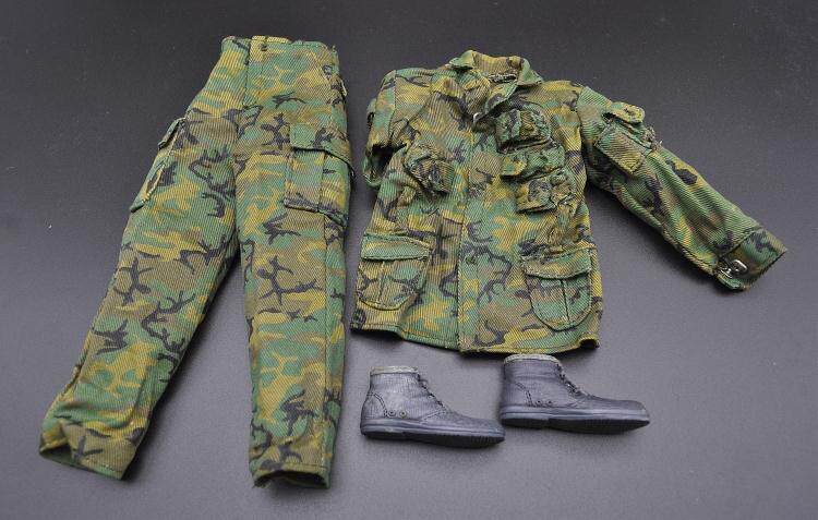 21st1:6兵人美国黑水公司雇佣兵保安人员工程服装备可d越狱囚服