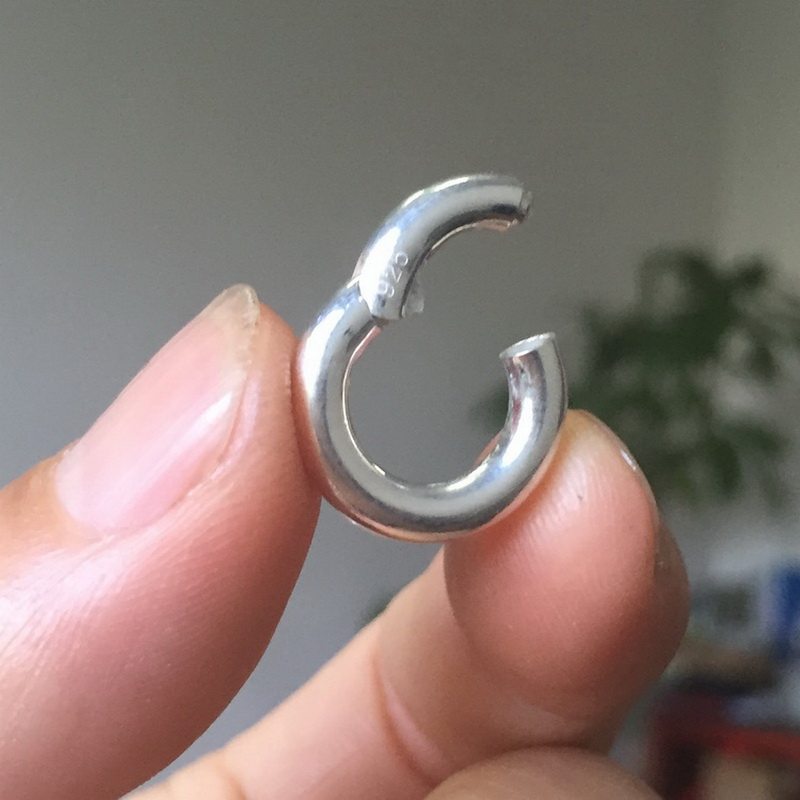 耳环 饰品 性感_925银耳环性感阴环时尚穿刺饰品空心圆环男女私密激情