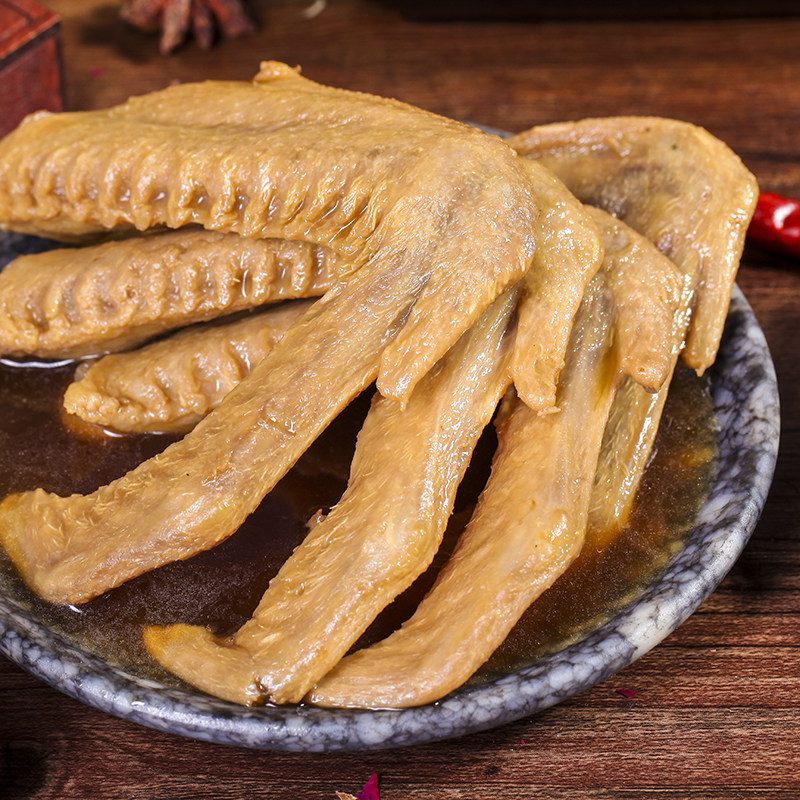 施氏泡鸭翅正宗古法秘制泡椒鸭翅包邮龙岩潮汕特产醋酸辣香脆10只