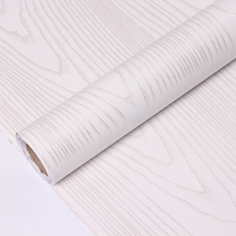 特价白木纹贴纸_自粘仿木纹贴纸加厚白色木纹纸防水衣柜橱柜门板桌子