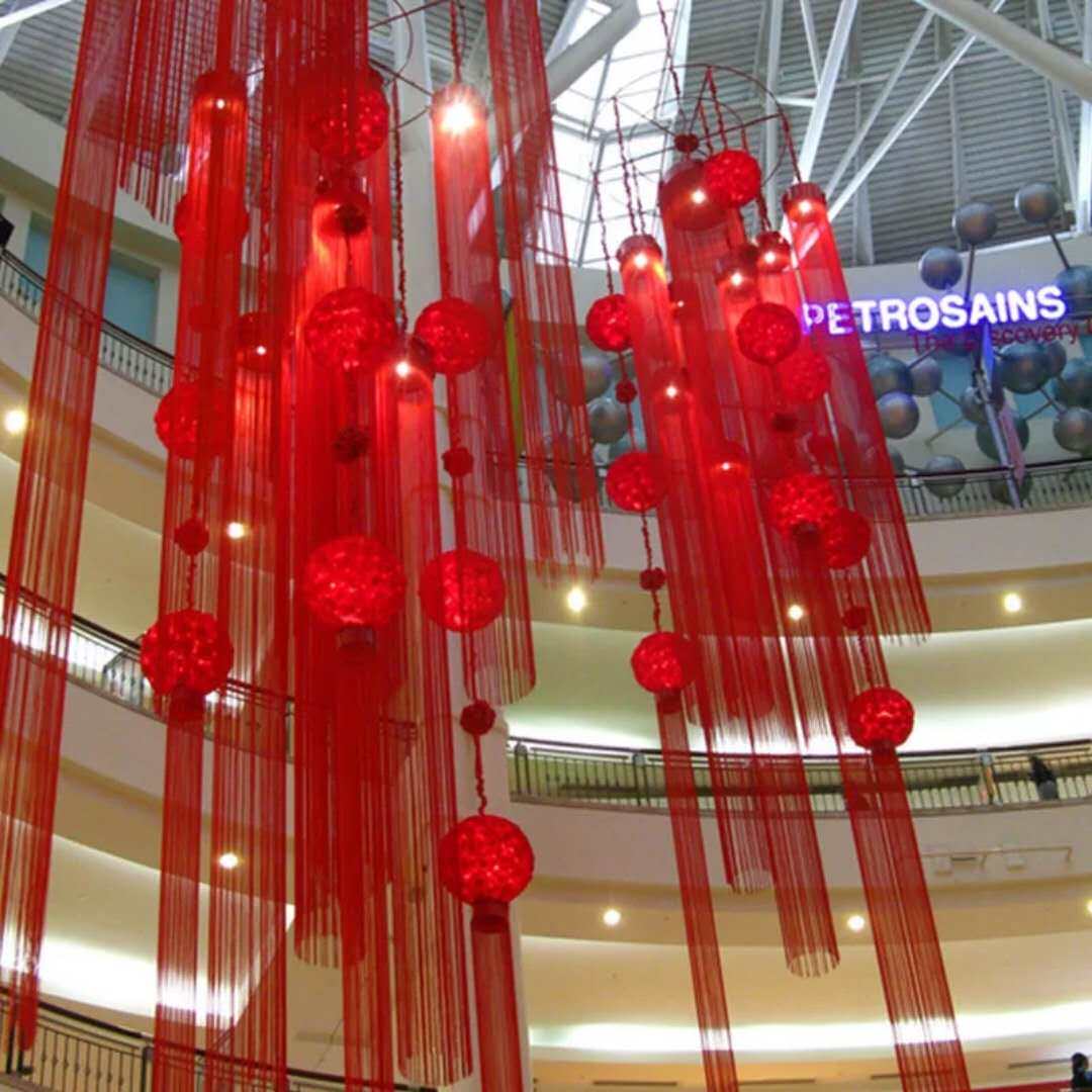 省1元 布置道具橱窗云朵挂饰热气球装饰商场中庭4s 店展厅吊饰幼儿园