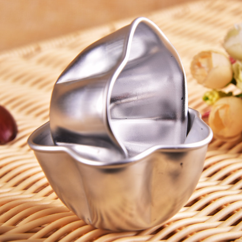 梅花蛋糕模具蛋糕面包模具布丁模蛋挞模具纸托模具烘焙模具5个