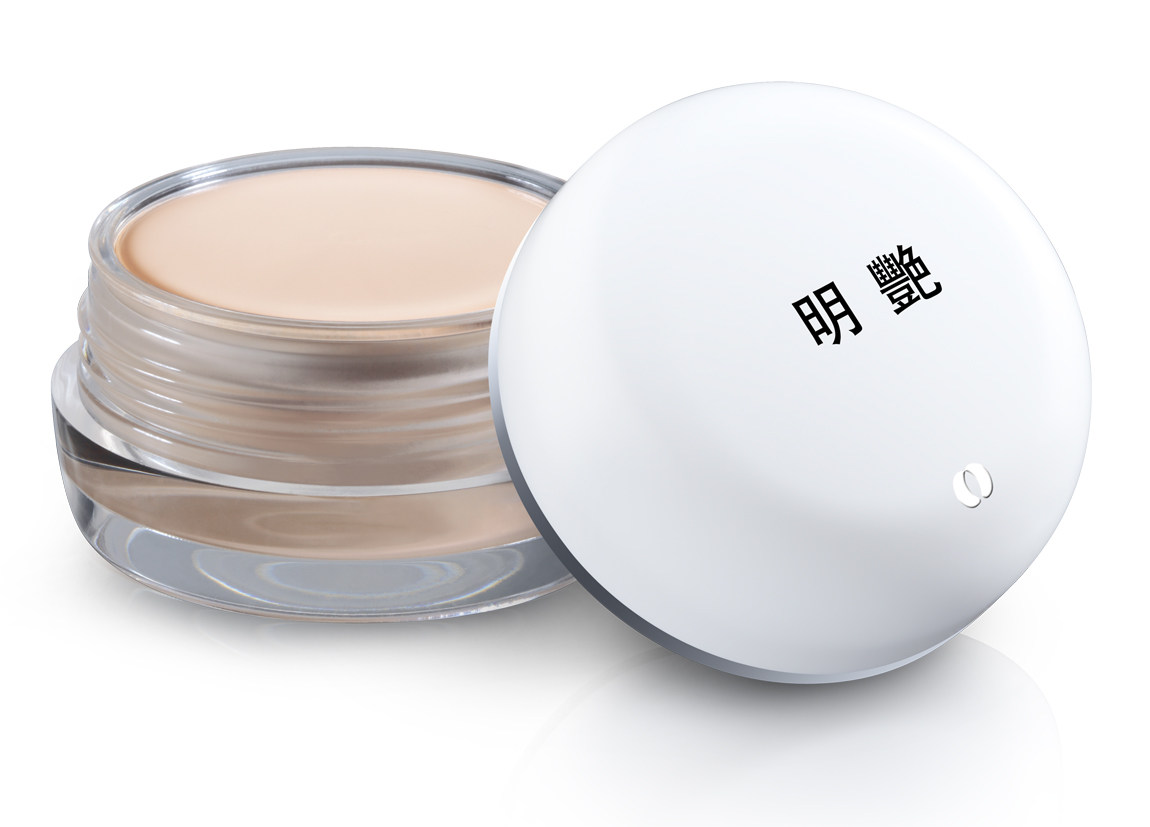 明艳自然美遮瑕粉底膏亲肤型20g 遮瑕力强遮痘痘祼妆轻薄服贴提亮
