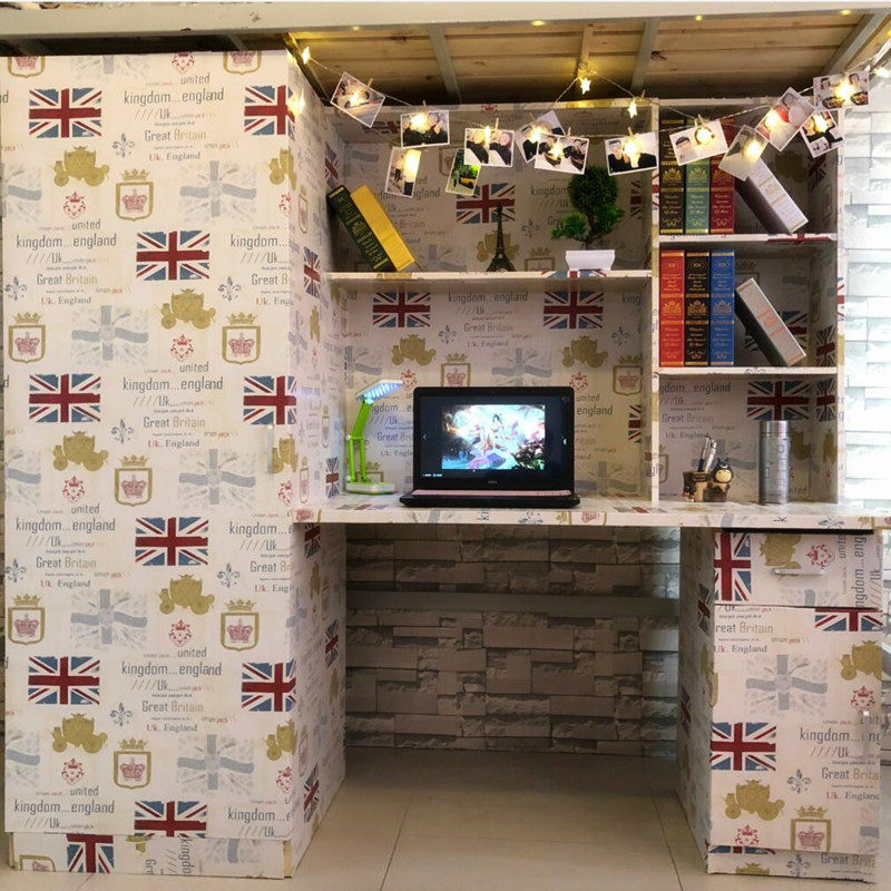 特价墙纸 卧室 女孩_壁纸宿舍大学生宿舍墙纸卧室温馨女孩寝室清新