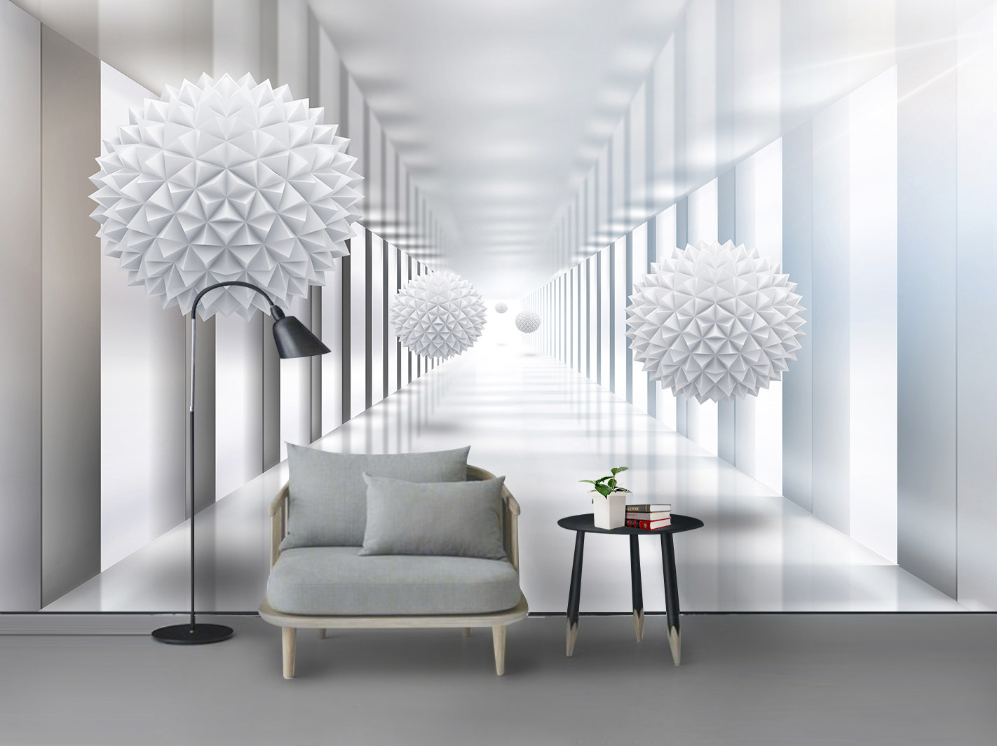 墙贴画 客厅 现代简约