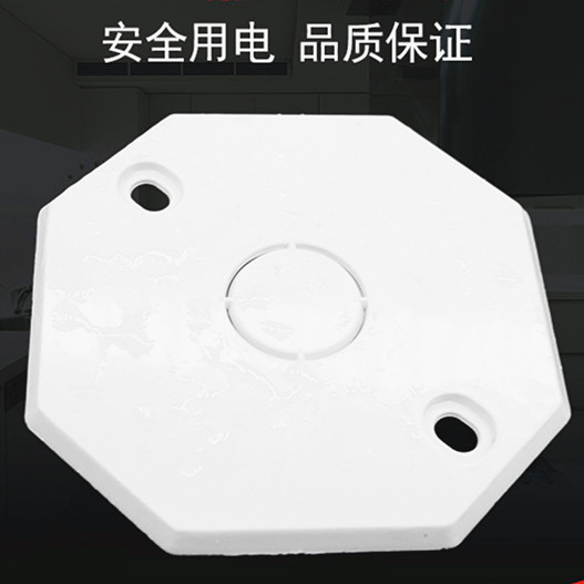 线盒保护盖_pvc八角面板 方盒线盒面板 塑胶墙壁接线盒保护盖板 白色