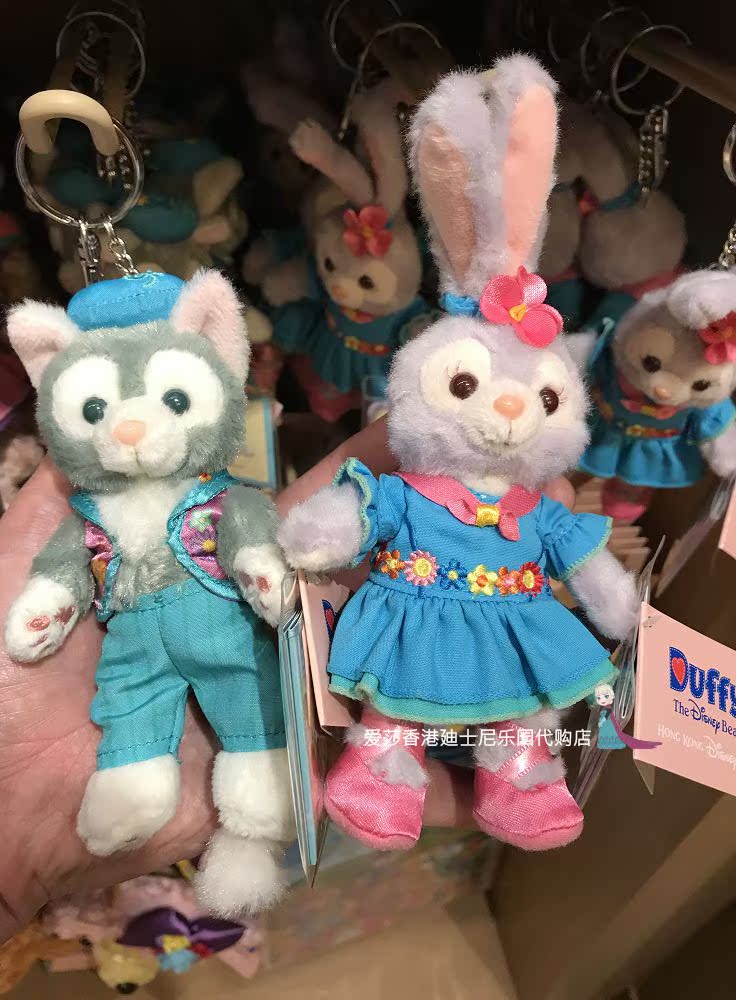 香港disney迪士尼乐园代购可爱芭蕾兔stella lou毛绒公仔匙扣挂饰