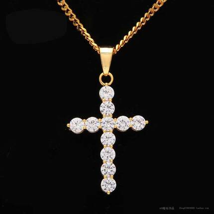 欧美男士嘻哈styrofoamcup溢出饮料微镶aaa锆石发泡胶杯吊坠_7折现价