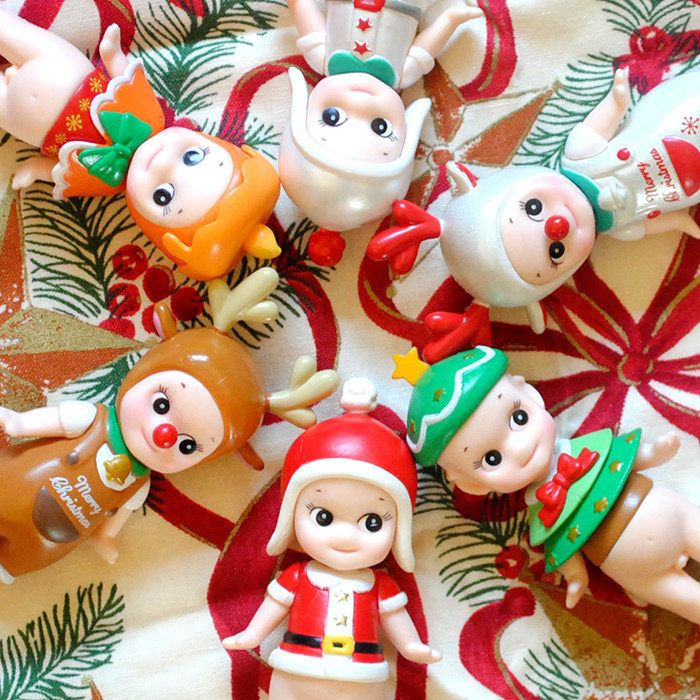 日本sonny angel 圣诞节 麋鹿 圣诞老人 丘比天使娃娃 圣诞礼物