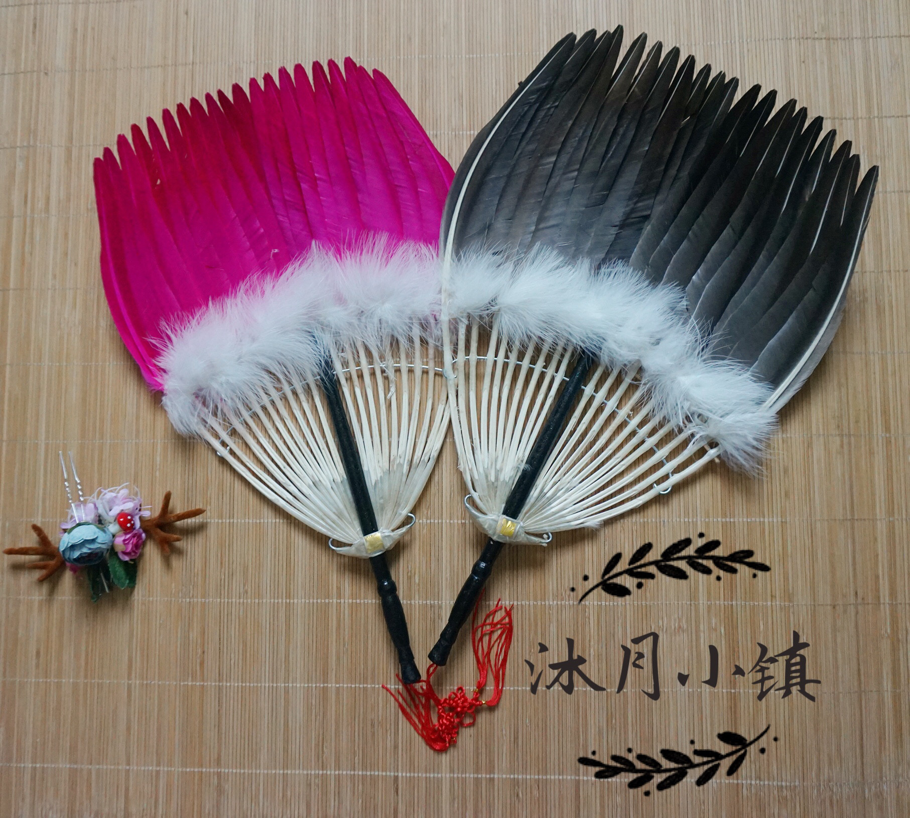 鹅毛扇子宝宝婴儿儿童 纯手工制作包邮优惠券