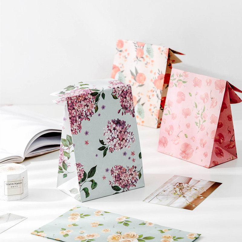 特价礼物包装袋_痴心小店 小清新碎花纸质礼品袋礼物包装袋礼物袋封口
