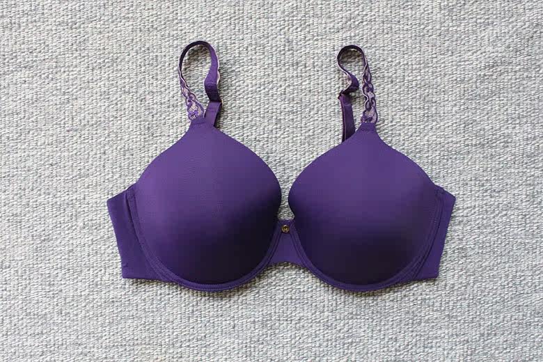 特价大码文胸85d_舒适薄杯大码女内衣 光面紫色文胸 大罩杯85d 80 g