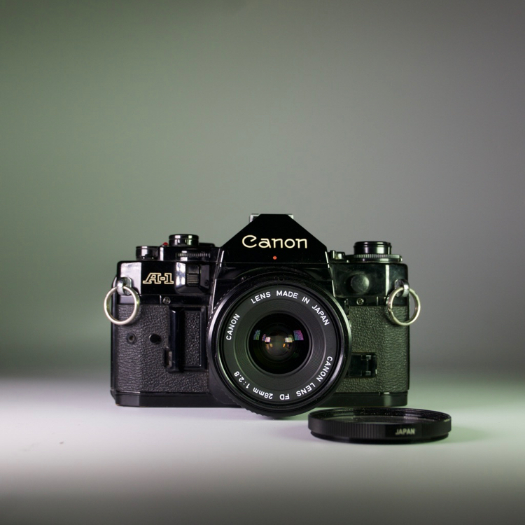好成色98新 佳能 a-1 fd 50mm f1.8 a1胶卷相机 ae-1升级版