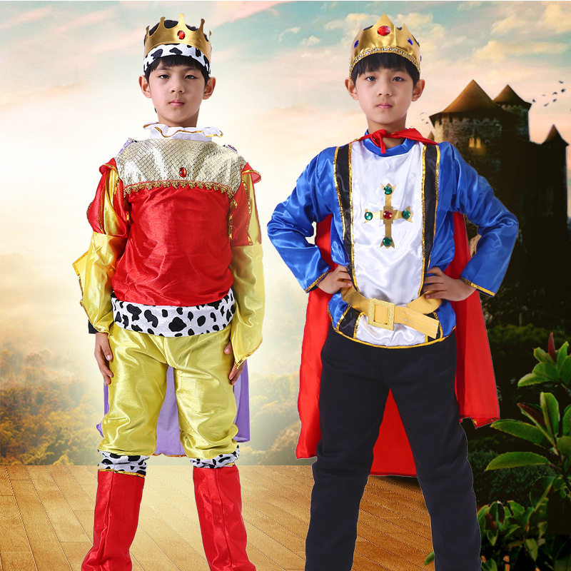 王子服装儿童万圣节男童迪士尼cosplay角色扮演化妆舞会演出套装