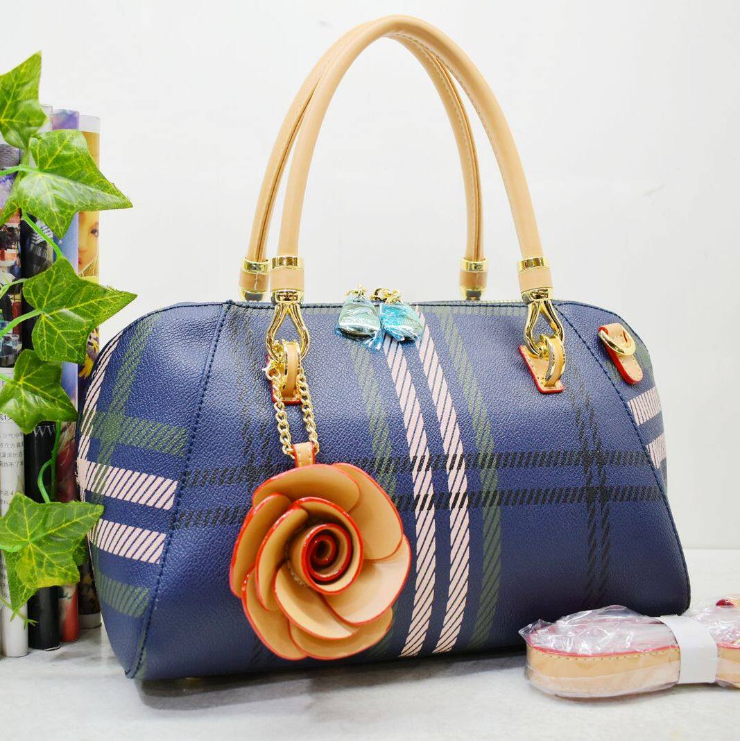 劳斯莎萱2018新款专柜正品简约格子百搭saxuan休闲875沙宣女包潮