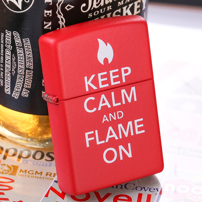 原装zippo防风煤油打火机正版 保持冷静热情28671 正品限量官方店