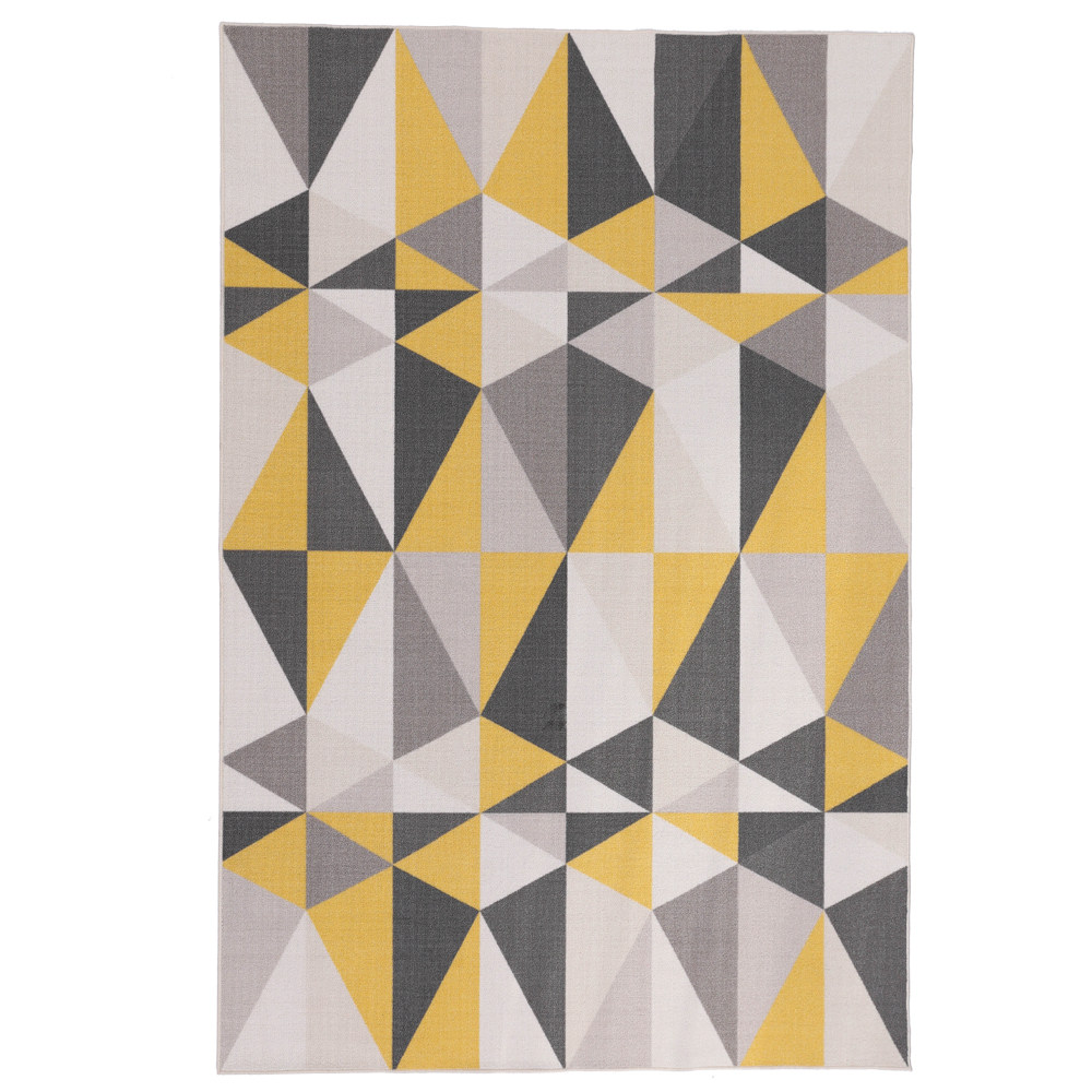 北欧几何风地毯,线条与图案的艺术