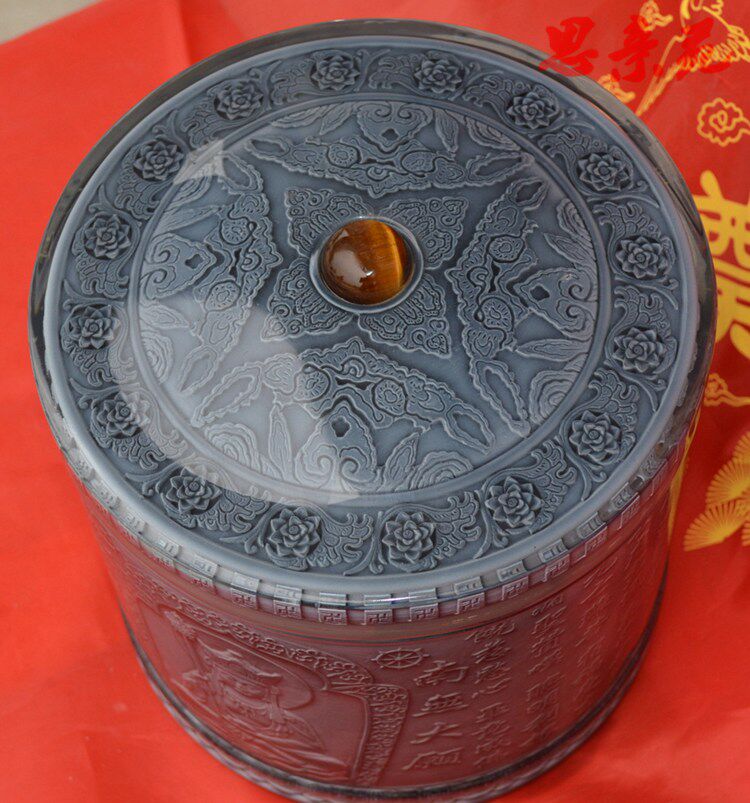 净土男女通用高档正品实木骨灰盒黑檀木骨灰盒佛教骨灰盒顺丰包邮