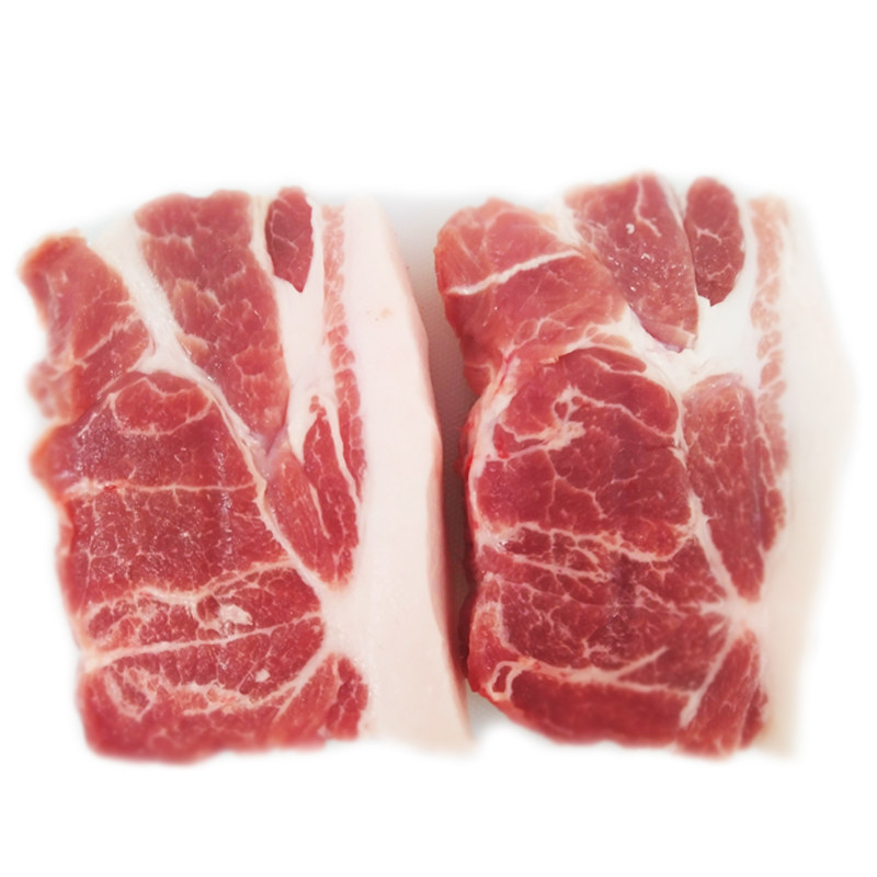 (日日鲜)猪带脂梅花肉排350g(现制)