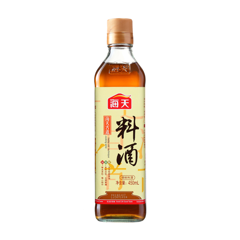 海天古道料酒450ml 去腥解膻海鲜牛肉羊肉烹饪调料