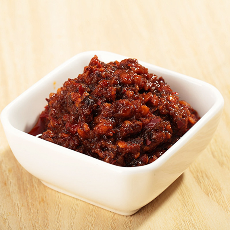 母亲香辣牛肉酱220g*2罐配拌饭面条方便面特产拌饭酱