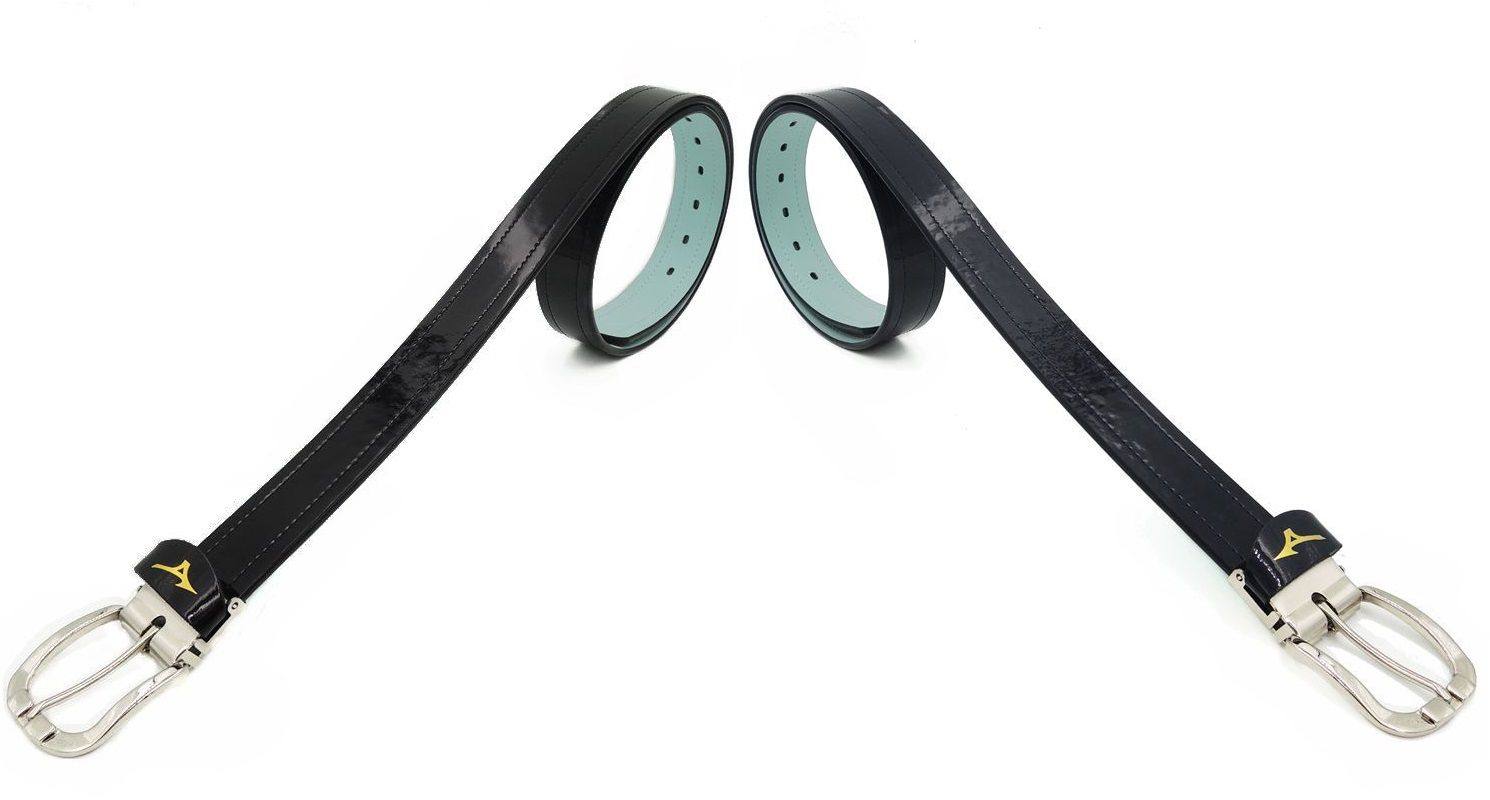 mizuno美津浓12ty4v0009 高端棒球/垒球强化型皮带腰带 黑