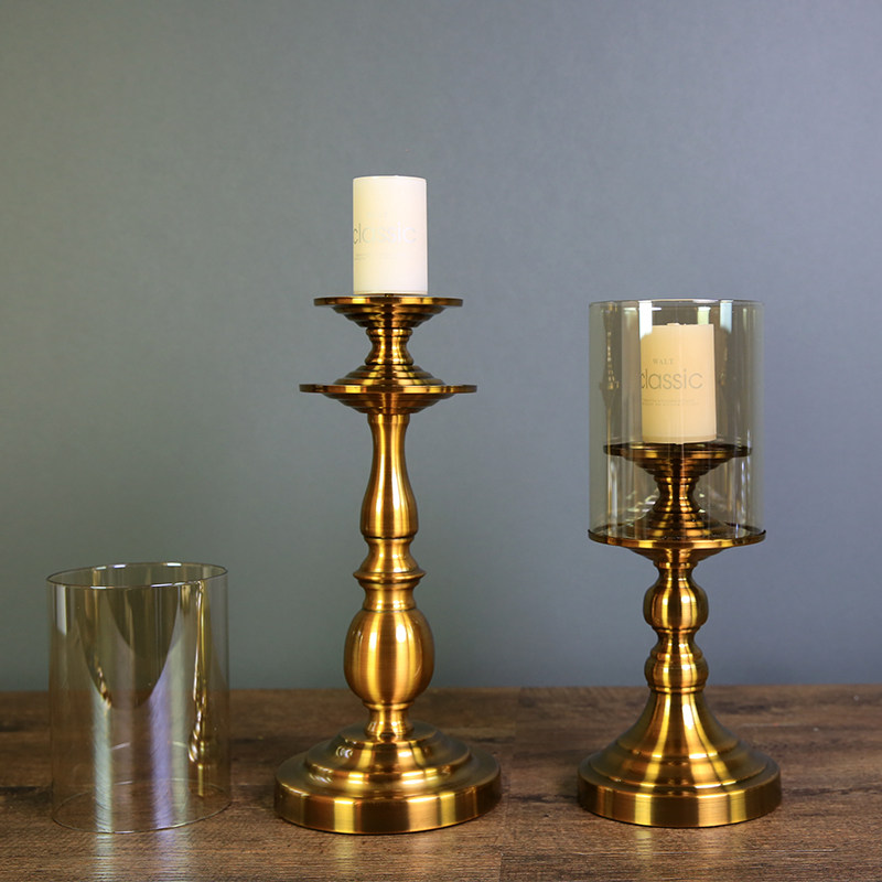 新古典家居婚庆烛台 后现代客厅玄关餐厅餐桌摆件别墅软装饰品