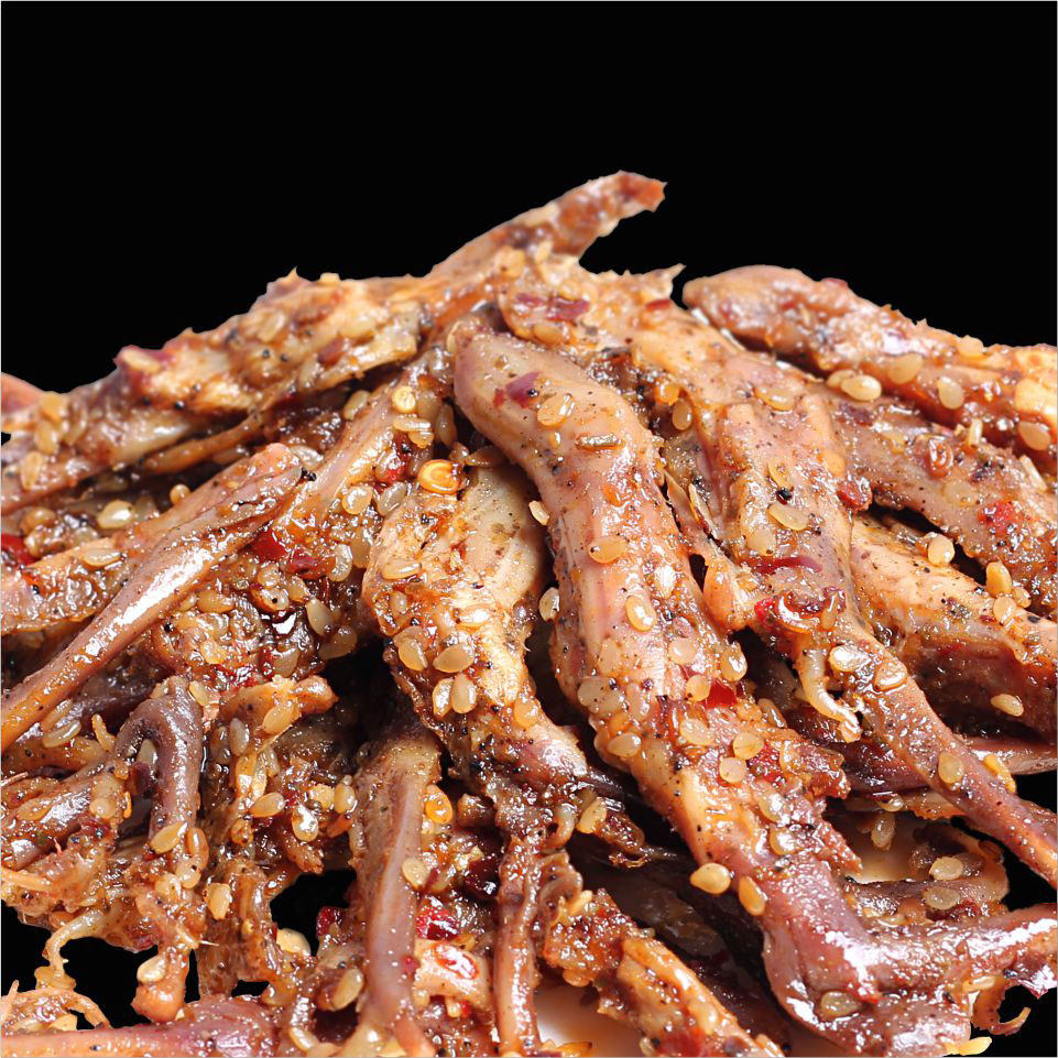 蜀道香 干煸鸭舌10g*10只麻辣味 肉类零食品小吃四川特产