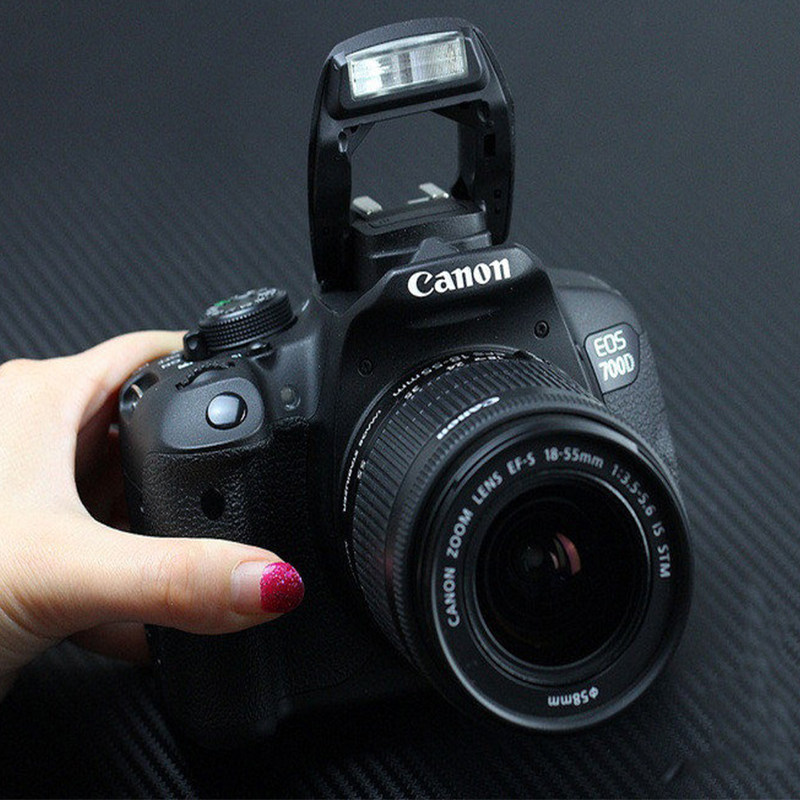 【爱摄影】佳能 eos 700d 套机18-55入门级 高清数码单反相机