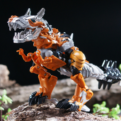 变形玩具金刚5 合金版钢索变形恐龙 儿童玩具机器人模型男孩礼物