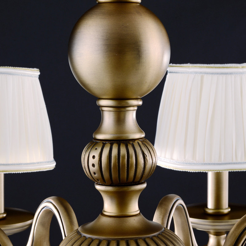 金达 欧式全铜吊灯美式铜灯 奢华金色水晶吊灯餐厅 欧式客厅吊灯