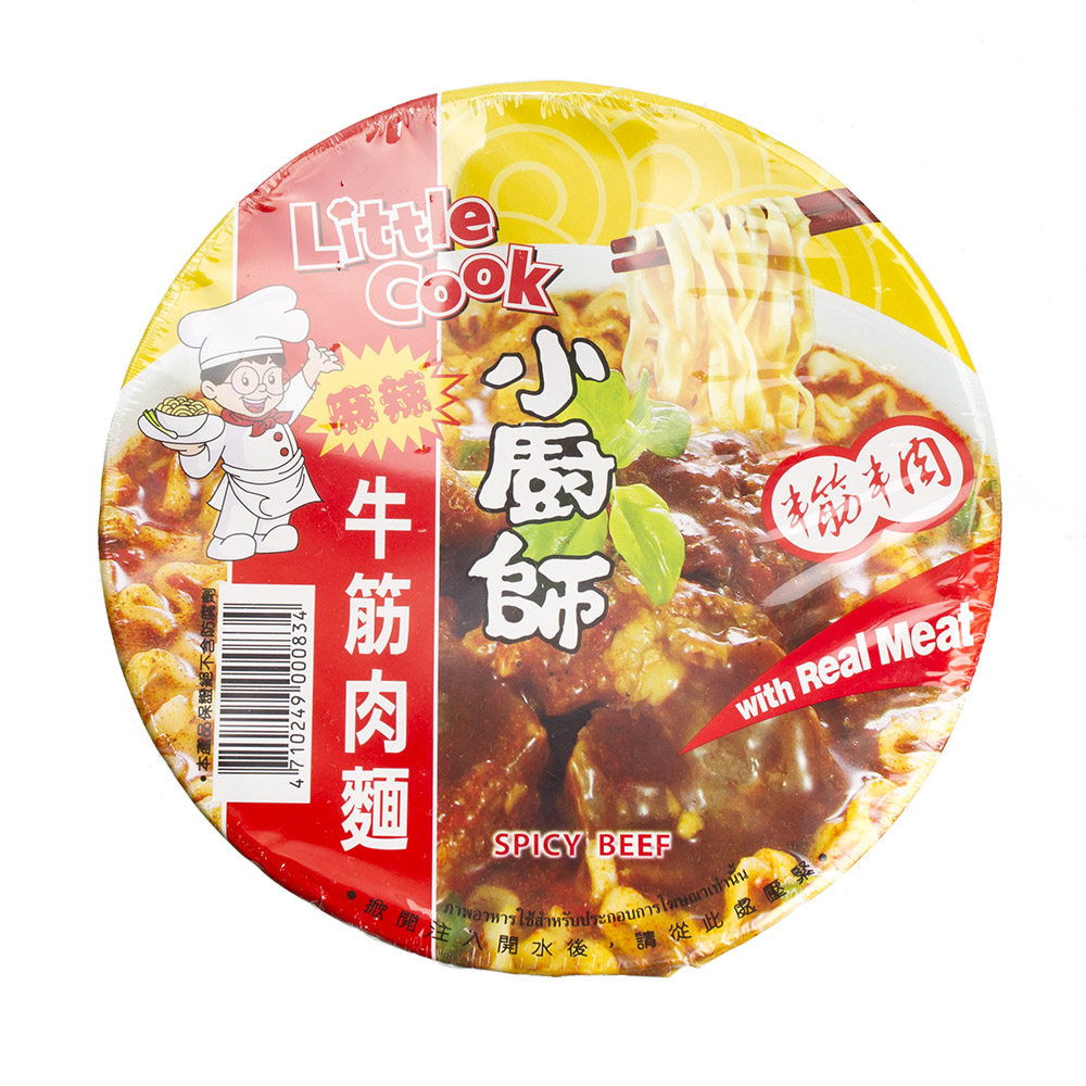 泰国little cook小厨师麻辣牛筋肉面