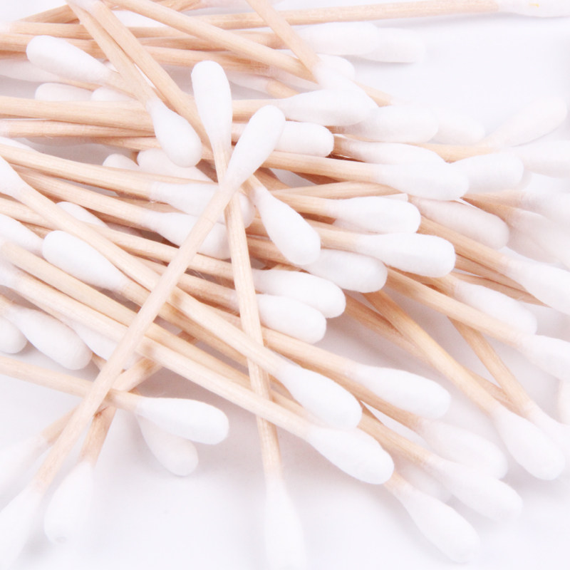 木棒棉签掏耳朵棉花签棉球棒化妆棉签棉棒一次性棉花棒100支优惠券