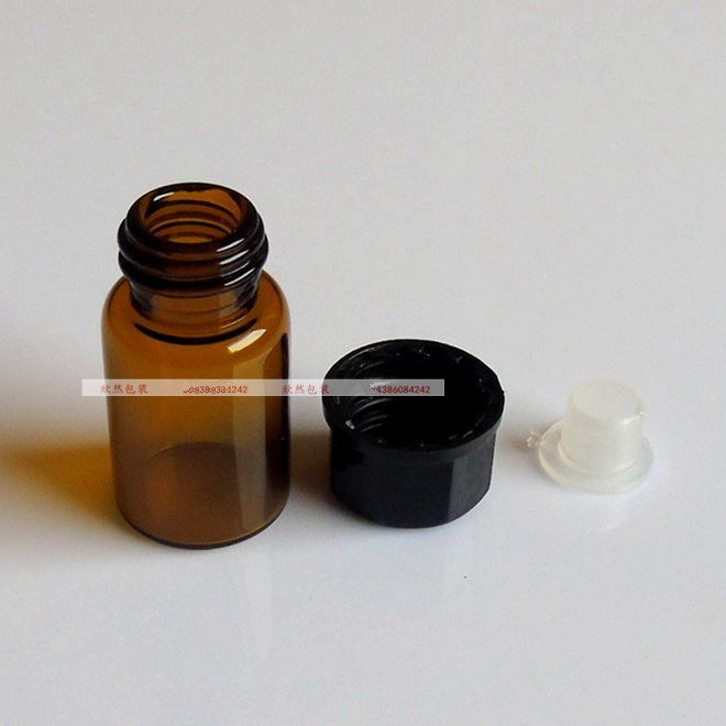 液体分装瓶玻璃_3ml毫升玻璃精油瓶 乳液瓶 化妆品液体分装用玻璃瓶