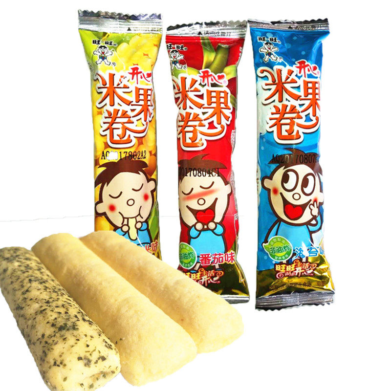 米果_旺旺米果卷散称500g糙米卷夹心饼干下午茶饼干点心休闲办公室
