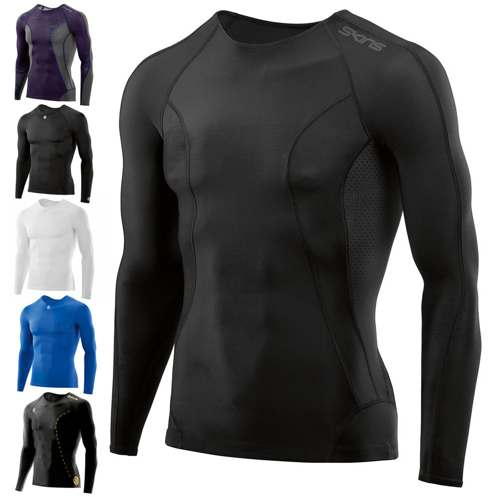 澳洲skins dnamic长袖动态压缩衣紧身衣 男款 2018款[代购]