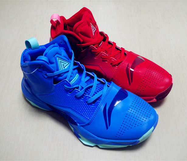 鸳鸯篮球鞋李宁_李宁篮球鞋冬季空袭2闪击二代高帮鸳鸯战靴包邮abak