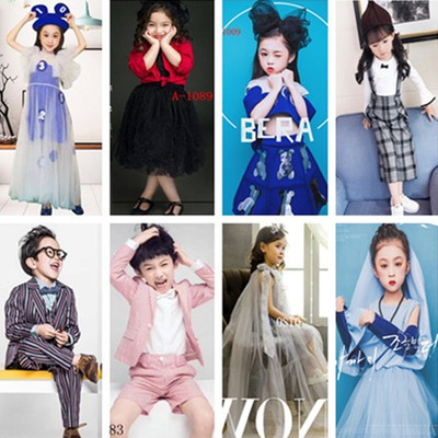 儿童摄影服装2018新款 5-7岁宝宝影楼儿童摄影造型写真拍照服饰