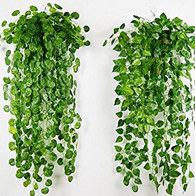 壁绿植 防真绿植 绿植装饰室内塑料绿植 地瓜绿萝藤蔓 仿真绿藤优惠券