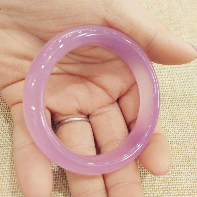 桃花玉手镯 天然正品