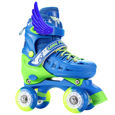 单双排互换儿童溜冰鞋全套装直排轮旱冰鞋轮滑鞋男女直排3-6-10岁