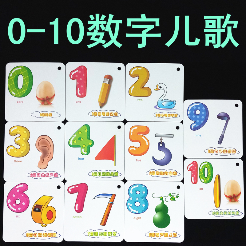 儿童数字卡片