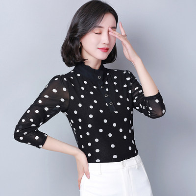 内搭小衫女 秋冬 韩版_加绒加厚立领打底衫女2018秋冬新款韩版长袖内