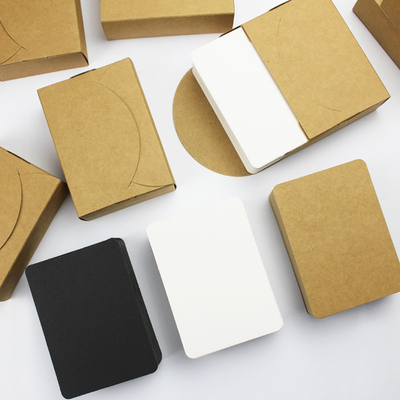 空白卡纸硬纸卡片写字卡单词卡留言卡便签卡彩色diy小纸卡生字卡